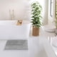 thumbnail image 3 of Alfombra de baño Hearth & Harbor Chenille 43x61 cm plateada, 3 of 9