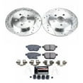 thumbnail image 3 of PowerStop Rear Z23 Evolution Sport Carbon-Fiber Ceramic Brake Pad and Drilled & Slotted Rotor Kit Fits: LEXUS TOYOTA Select Models K5503, 3 of 10
