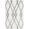 thumbnail image 2 of SAFAVIEH Casablanca Everitt Diamond Area Rug, Ivory/Black, 5' x 8', 2 of 11