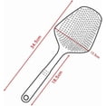 thumbnail image 2 of Large Scoop Colanders Strainers, 13.5' Pasta Strainer, Spaghetti Spoon, Slotted Ladle for Draining Noodles (3 pcs), 2 of 4