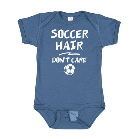 

Inktastic Soccer Hair Gift Baby Girl Bodysuit