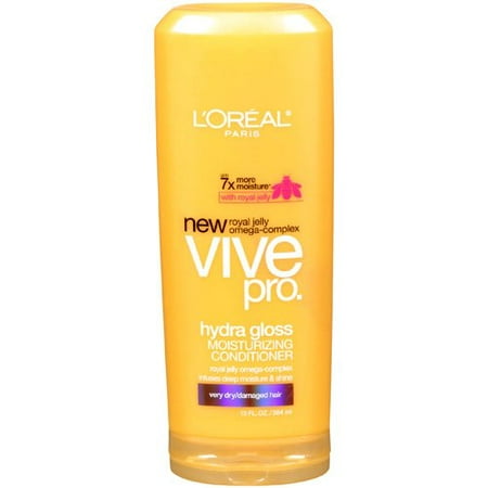 L'Oreal Paris Vive Pro Hydra Gloss Conditioner, Very Dry/Damaged Hair, 13-Fluid