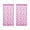 Pink, variant on Black 2-Panel Butterfly Thread Curtain Partition Door Decorative Background Drape 39.4X78.7 Inch Black