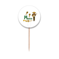 thumbnail image 1 of Mexico Music Instrument Song Mexican Toothpick Flags Round Labels Party Decoration, 1 of 3
