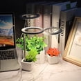 thumbnail image 2 of Single Head Grow Lights for Indoor Plants Full Spectrum with Timer, Height Adjustable LED Plant Grow Light, USB Small Ring Growing Lamp for Seedlings Succulents, 2 of 7
