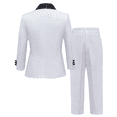 thumbnail image 3 of ETHAN Elegant Boys Slim Fit 5 Piece Suit Boys Suit Formal Jacket Coat Pant Suit Size 6 Years, 3 of 6