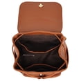 thumbnail image 3 of ELLE Compass 10L Fashion Vegan Leather Monogram Mini Backpack, Brown, 1-Piece, 3 of 9