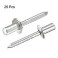thumbnail image 4 of Unique Bargains 6.4mm x 12mm 304 Stainless Steel Blind Rivets 25 Pack, 4 of 4