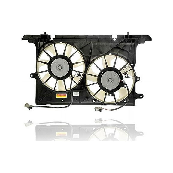 Dual Radiator and Condenser Fan Assembly - Cooling Direct Fit/For SC3115102 08-15 Scion xB - Without Upper Shroud Fits select: 2008-2011 TOYOTA SCION, 2012-2015 TOYOTA SCION XB
