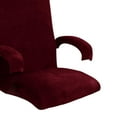 thumbnail image 4 of Housse de Chaises de Bureau Rouge, 4 of 5