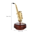 thumbnail image 2 of SHINYPASING Music Instrument Box Plastic Saxophone Mini Decorative Adults 1Pack, 2 of 6