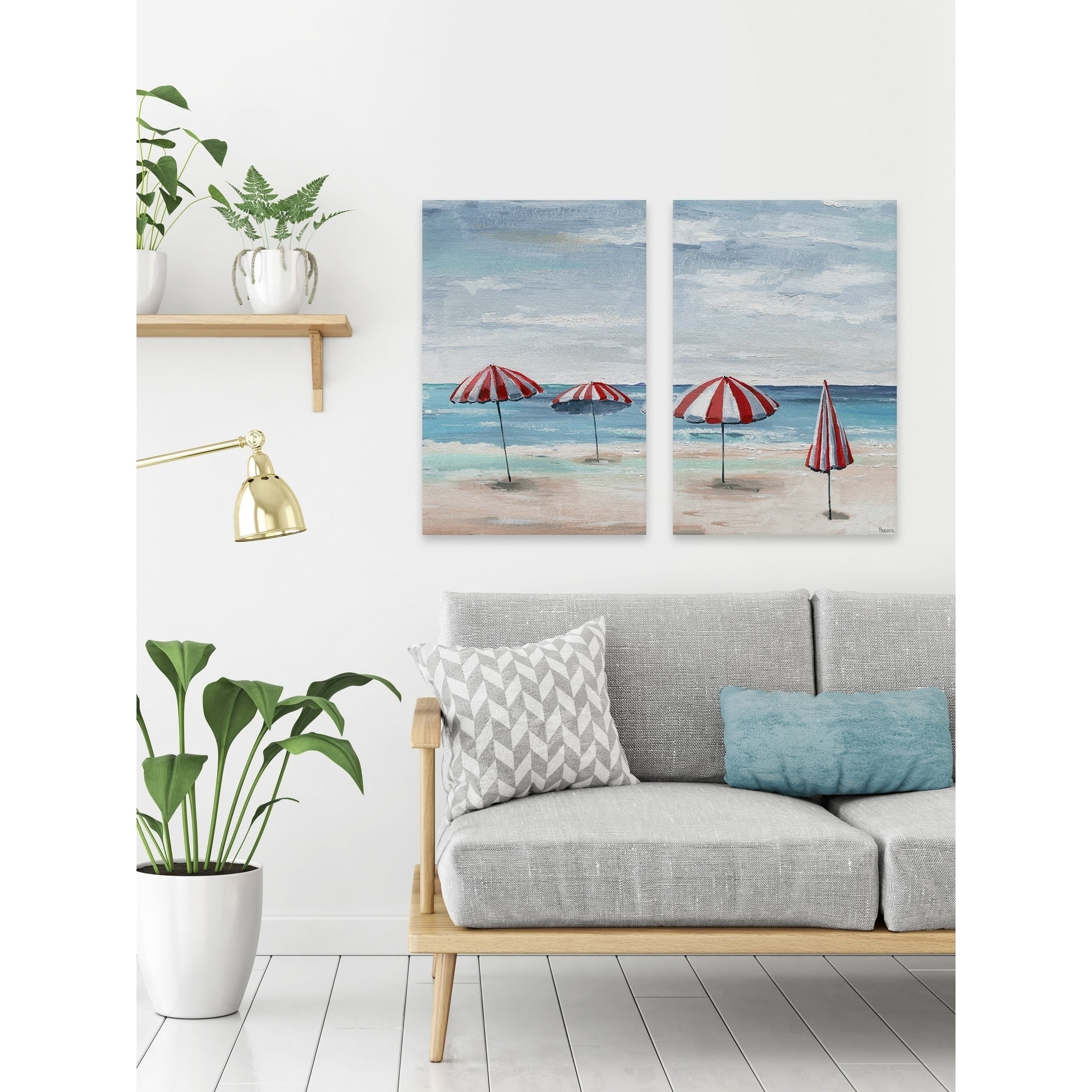 Parvez Taj Umbrella Sticks Diptych