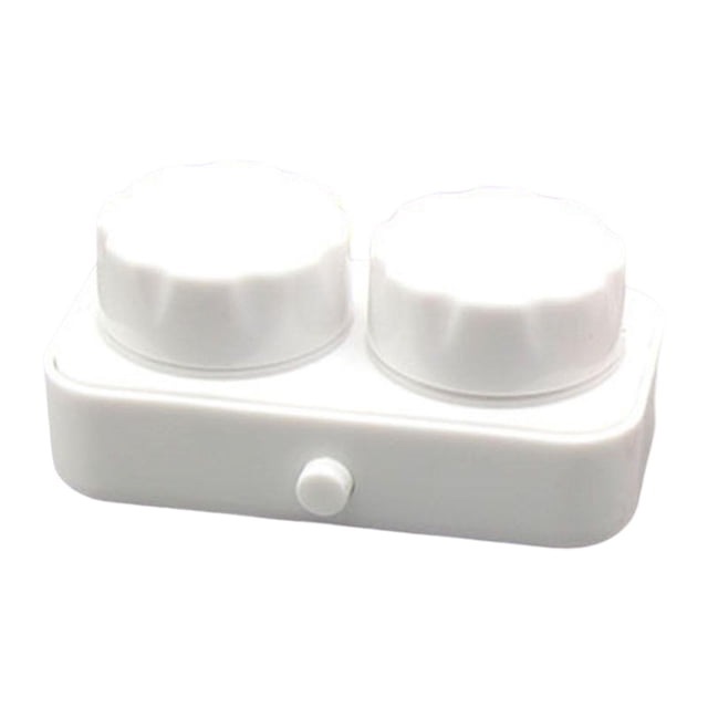 , Lavadora portátil de la máquina de la limpieza del viaje accionado AAA automático para el Rgp de la lente Blanco Jinwen Limpiador de contactos