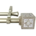 thumbnail image 2 of Ophelia 1 inch Double Curtain Rod 160-240 Inch - Light Gold, 2 of 4