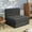 Light Gray-Three cushions, variant on Lofka Couch, Futon Sofa for Living Room Furniture, Small Loveseat for Small Spaces, Dark Gray