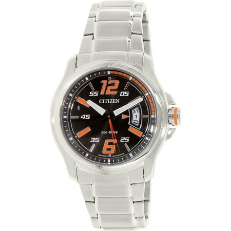 Citizen Men's Eco-Drive AW1350-59E Silver Stainless-Steel Quartz Watch