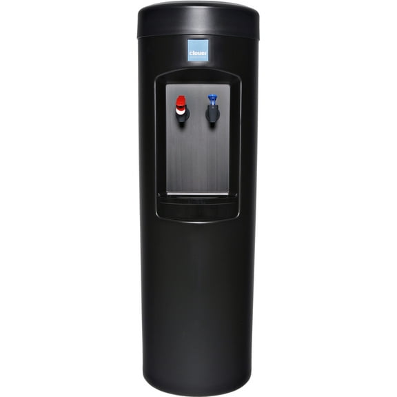 Clover Water Dispenser Hot and Cold Bottleless with Install Kit -Black