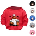 thumbnail image 4 of XXWXYD Kids Halloween Graphic Sweatshirt Pumpkin Ghost Crewneck Long Sleeve Pullover Top for Boys Girls Toddler 1-14T Sp𝐨oky Cute Holiday, 4 of 4