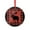 Pattern, variant on Moose Plaid Pattern Crystal Glass Ornament Buffalo Plaid Red Check Woodland Wild Themed Christmas Tree Glass Ornament Unique Gift Idea