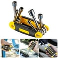 thumbnail image 2 of 6 in 1 Folding Nut Driver Set Metric Hexagon Nut Driver Folding Socket Wrenches Portable Handle Screwdriver Wrenches Hand Tool, 2 of 8