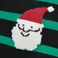 thumbnail image 5 of Mercatoo Baby Christmas Knit Rompe1s Santa Print Striped Snap Crotch Long Sleeve Sweater Onesi1 Infant Winter Warm Daily Clothes, 5 of 6