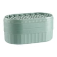 thumbnail image 2 of VBXOAE Stackable Round Ice Tray Set with Lid-Easy Release Ice Ball Maker for Cocktails,Coffee,Drinks,Space-Saving Design,Durable Food-Grade Material,Makes 72 Round Ice Balls,Green, 2 of 7