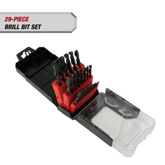 Hyper Tough 29-Piece Black Oxide Drill Bit Set with 118 Degree