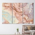 thumbnail image 3 of Sonf Tones Marble Poster, Luxury Marble Art, Shimmery Art Canvas, Alcohol Ink Artwork, Trendy Marble Wall Decor, Modern Poster, Canvas Wall Decor - 3P-Rolled Canvas, 3 of 9