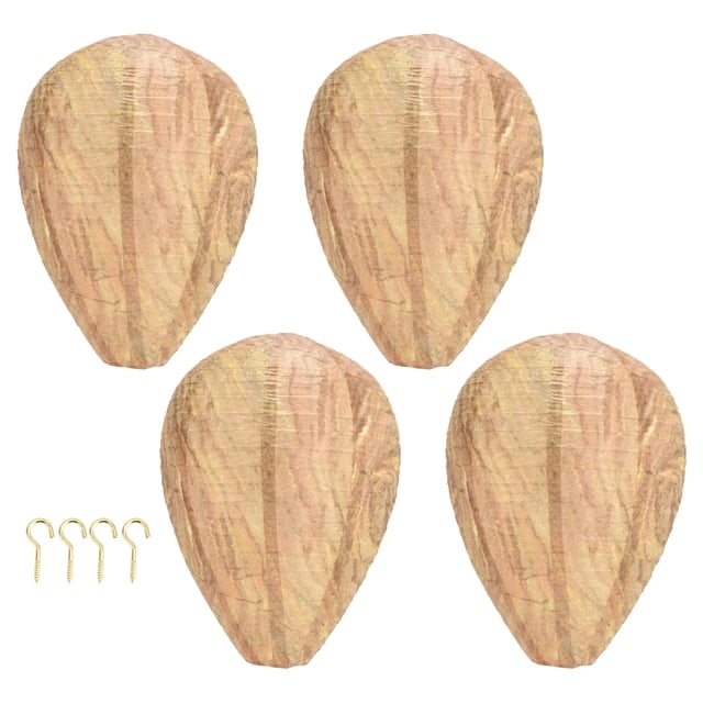 Juego de 4 pantallas colgantes de papel con forma de bola para el Festival del Medio Otoño, ideales para bodas, cumpleaños, fiestas y festividades.