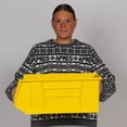 thumbnail image 4 of Akro-Mils 3 Pack AkroBins Plastic Storage Bins, Space-Saving Organizers, Clear, 4 of 5