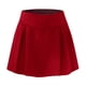 thumbnail image 3 of Gibobby faldas para mujer Falda de de tenis sólida informal para mujer Falda deportiva de yoga Falda corta(Rojo， S), 3 of 5