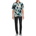 thumbnail image 4 of No Boundaries Men's and Big Men's Printed Shirt with Short Sleeves, 4 of 5