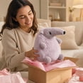 thumbnail image 4 of Blue Cute Stuffed Anteater Plushie, Soft Squeeze Stuffed Toys Cuddle Pillow, Birthday Holiday Gift for Student and Animal Lovers, Nursery and Bedroom Decor, 1 Pack, 4 of 5