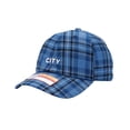 thumbnail image 1 of Manchester City - Mogul Premium Plaid Adjustable Hat (Fan Ink), 1 of 4