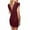Wine, variant on Lorytime Sequin Bodycon Dress for Women Mini Bodycon Gown Crew Neck Cocktail Dresses Backless Sleeveless Party Dress