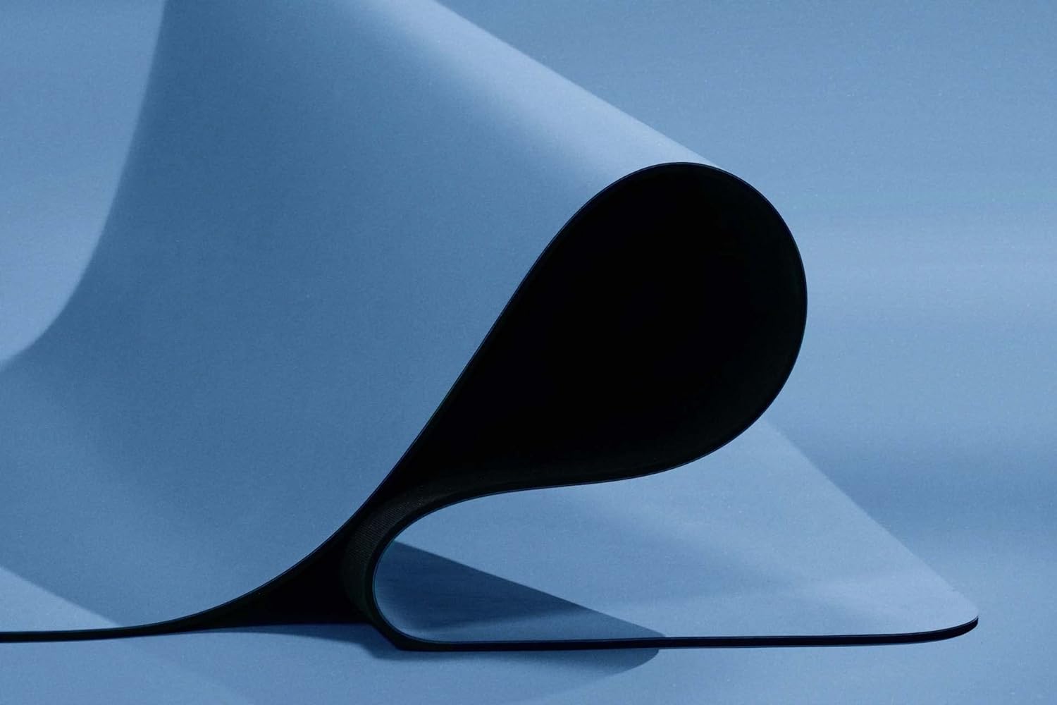 Rockleopard Eco Grip Anti-Slip Hot Yoga Mat, 6ft x 2.2ft x 5mm, Blue