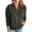 Grey, variant on Charmgo Jackets for Women, Women's Fleece Jacket Long Sleeve Comfort Color Casual Loose Coat, Zip Up Jackets for Women, Green Jackets Women Army L