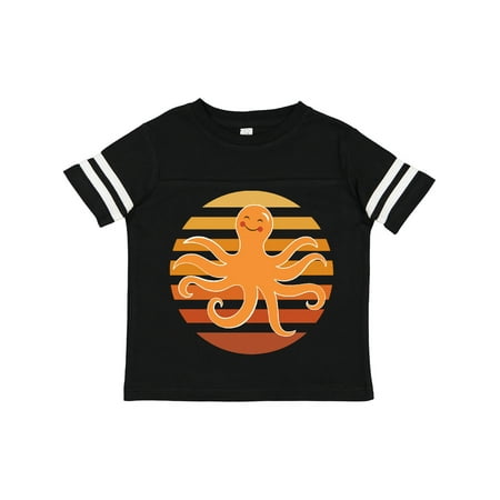 

Inktastic Octopus Ocean Sunset Gift Toddler Boy or Toddler Girl T-Shirt