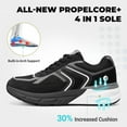 thumbnail image 4 of FitVille Wide Shoes for Men, Wide Walking Shoes Wide Width Casual Sneakers, Arch Support & Comfortable, 4 of 6
