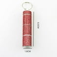 thumbnail image 3 of Can be divided into 3 diamond studded pill bottle keychains, portable medicine bottle keychains, 3 of 3