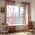 thumbnail image 2 of Cortina transparente con bolsillo para ventana, cortina para dormitorio, balcón, tratamiento de ventana, 100x270CM, 2 of 13