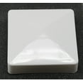 thumbnail image 4 of 4X4 (True) (100mm) Fence Post Plastic Pyramid Post Cap For A Post White - 2 Pack, 4 of 6