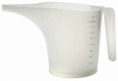 Gray Plastic Funnel Cake Batter Pouring Pitcher 64 oz 