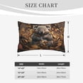 thumbnail image 3 of Fotbe Cute Fallen Leaf Koala Pillow Cases - Envelope Closure - Luxury, Extra Soft, Cooling Pillow Covers - Wrinkle, Fade, Stain Resistant-14"x20", 3 of 8