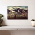 thumbnail image 2 of Elephant Stock Alaskan Mountains Wall Art - Horizontal Canvas Wall Art - Living Room Wall Decor - Nature Canvas - Black And Gray Decor - 12" x 8", 2 of 8