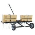 thumbnail image 6 of 40-Inch Lawn Sweeper Tow Behind Dethatcher - Black - Steel - Ideal for Yard Care - Easy Attachment and Detachment, 6 of 9
