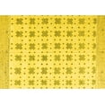 thumbnail image 1 of Ahgly Company Indoor Rectangle Abstract Yellow Modern Area Rugs, 2' x 4', 1 of 4