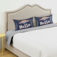 thumbnail image 3 of Yayeee Pillowcase Standard Size Set of 2 Satin Wrinkle Resistant Pillow Case, Colorful UFO, 3 of 7