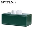 thumbnail image 2 of Caja de pañuelos para el hogar Caja de pañuelos para coche Caja de pañuelos de cuero Caja de pañuelos de PU para el hogar, 2 of 5