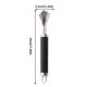 thumbnail image 2 of Abridor de botellas de acero inoxidable | Utensilio de cocina con mango ergonómico | Accesorio de barra resistente a la oxidación | Sacacorchos fácil de limpiar apto para lavavajillas | Diseño, 2 of 3